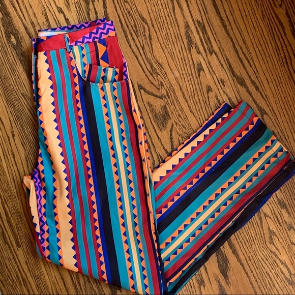 Order Plus Pants - 〰️Colorful striped NWT pants〰️